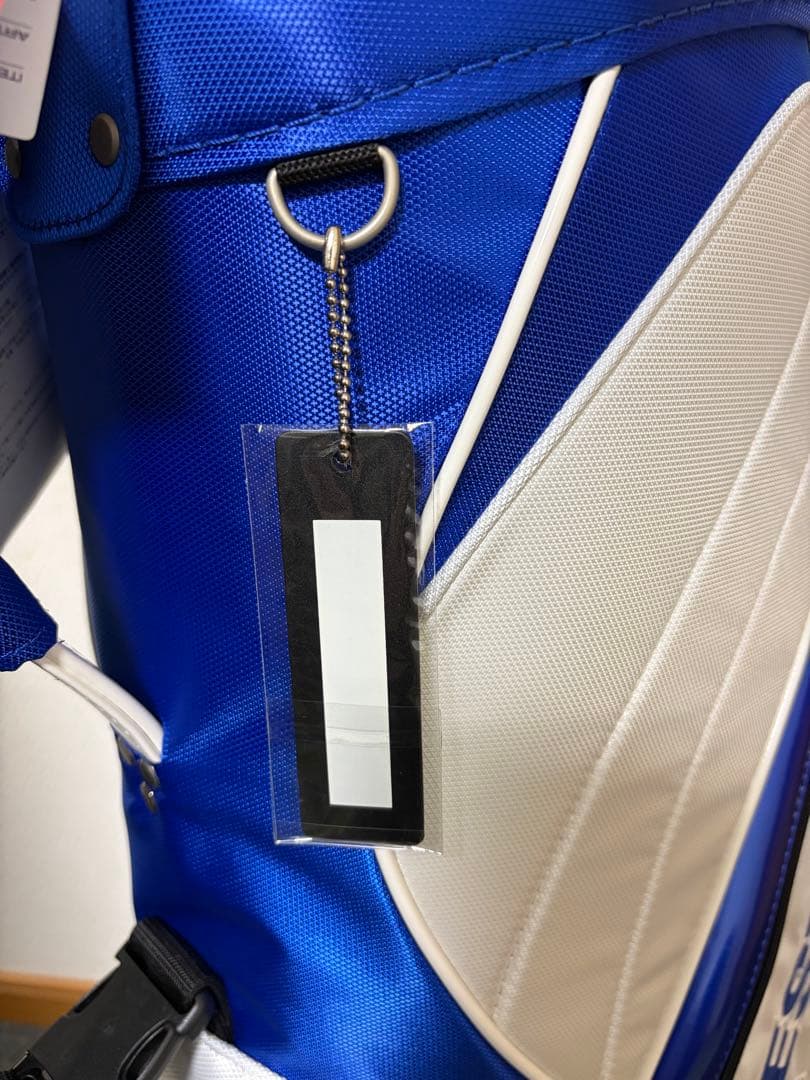 BRIDGESTONE ゴルフキャディバッグ ホワイト/ブルー