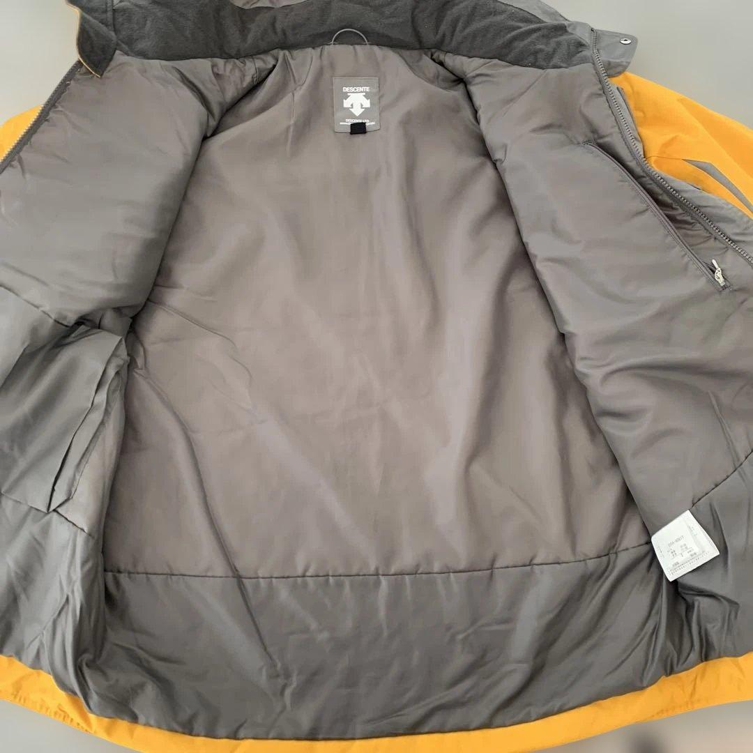 DESCENTE スキーウェア　セットアップ　上下　イエロー　グレー　XL