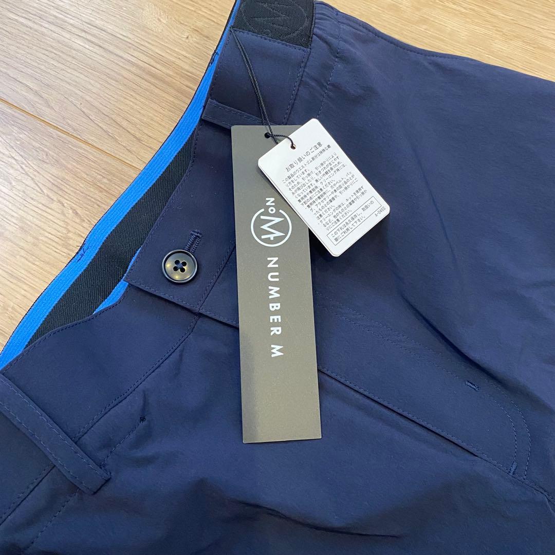 【新品未使用】NUMBER M ネイビー 夏用ゴルフパンツ サイズ46