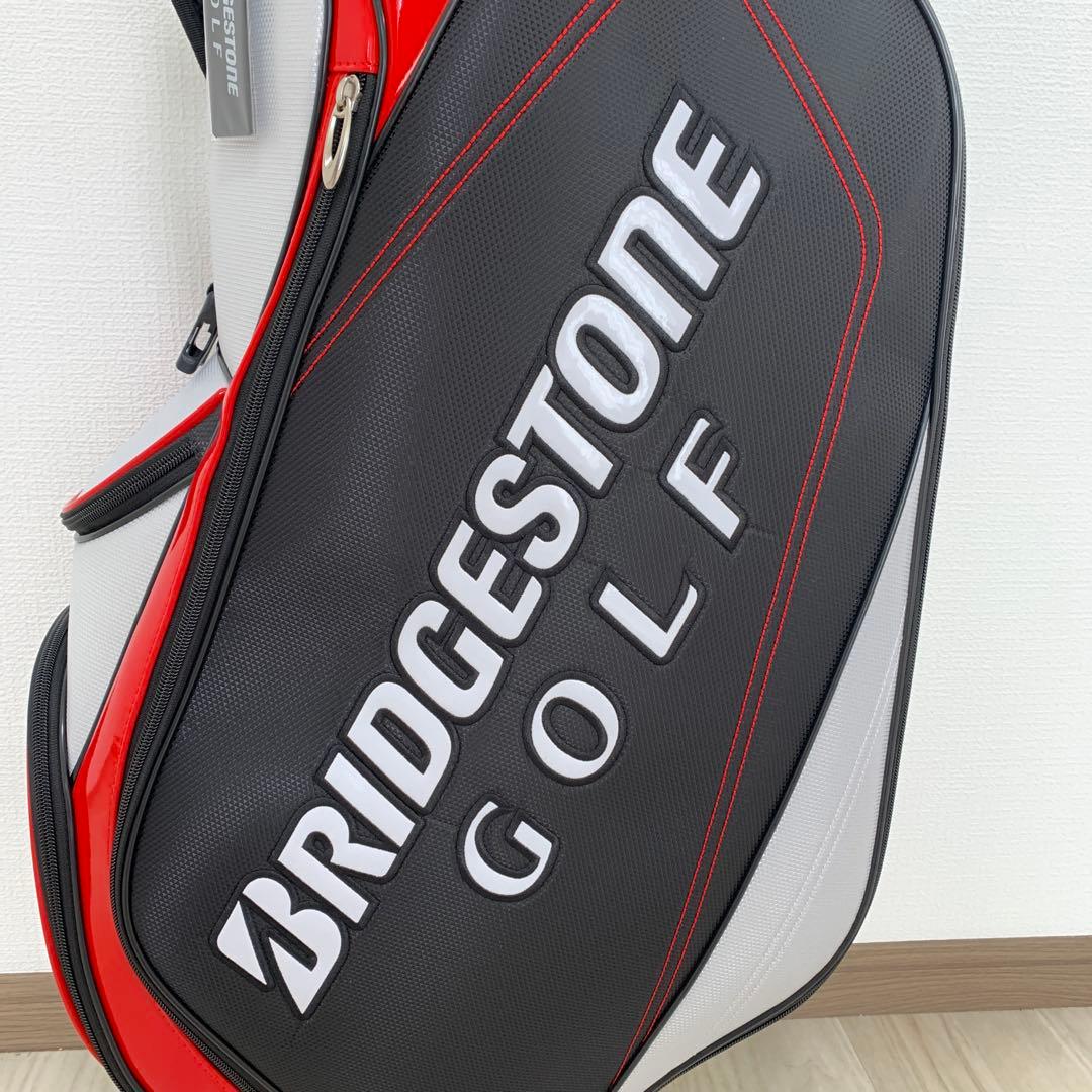 新品★ブリヂストン ゴルフバック キャディバック 9型CBG21Y ホワイト