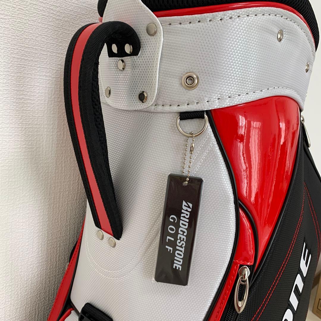 新品★ブリヂストン ゴルフバック キャディバック 9型CBG21Y ホワイト