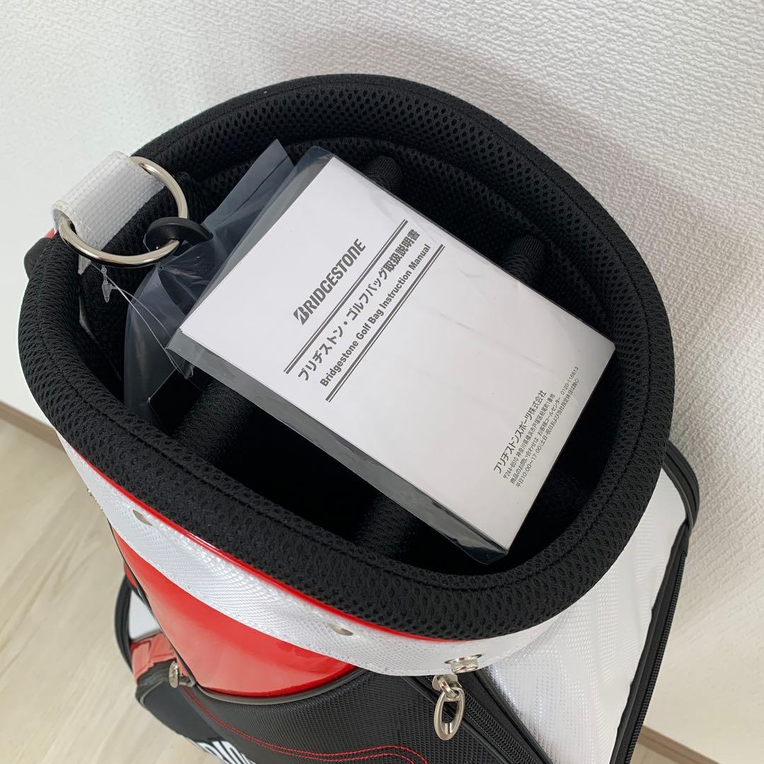 新品★ブリヂストン ゴルフバック キャディバック 9型CBG21Y ホワイト