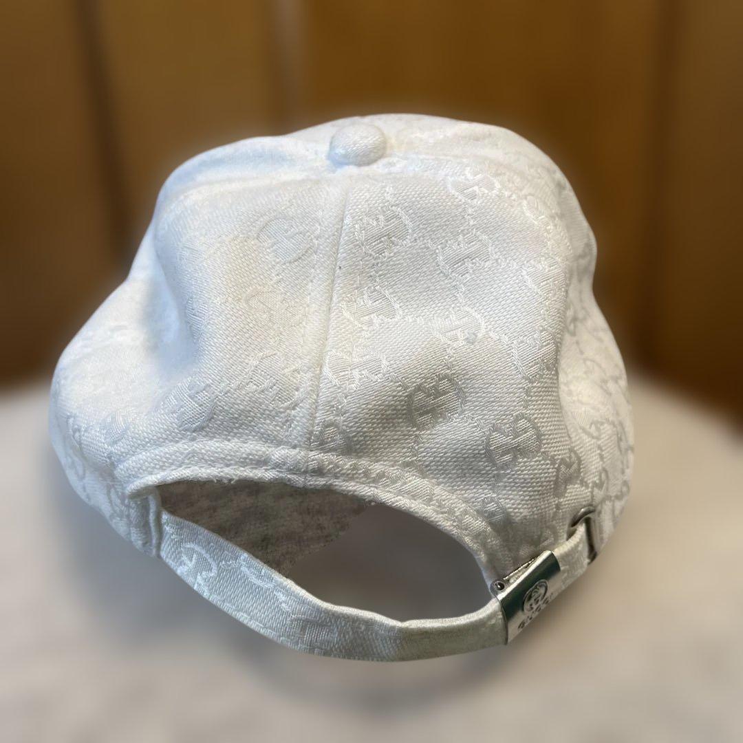 グッチ　GUCCI ゴルフキャップ　白