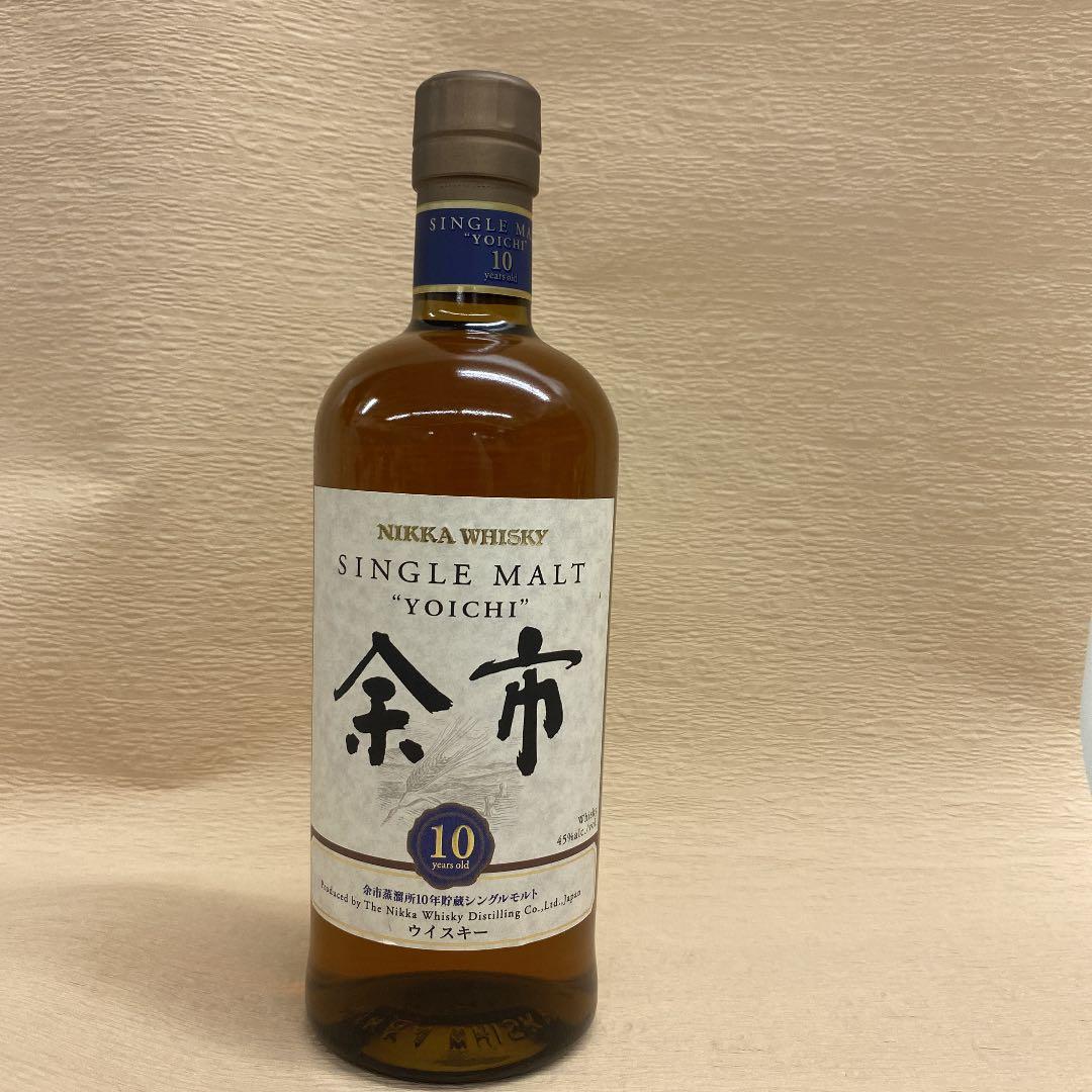 ニッカ シングルモルトウイスキー 余市10年　45度 700ml
