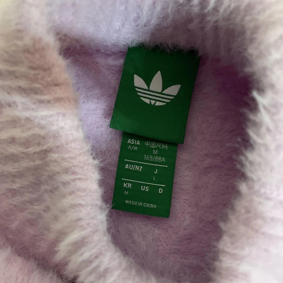 adidasオリジナルス　トレフォイルセーター　ピンク　レディース