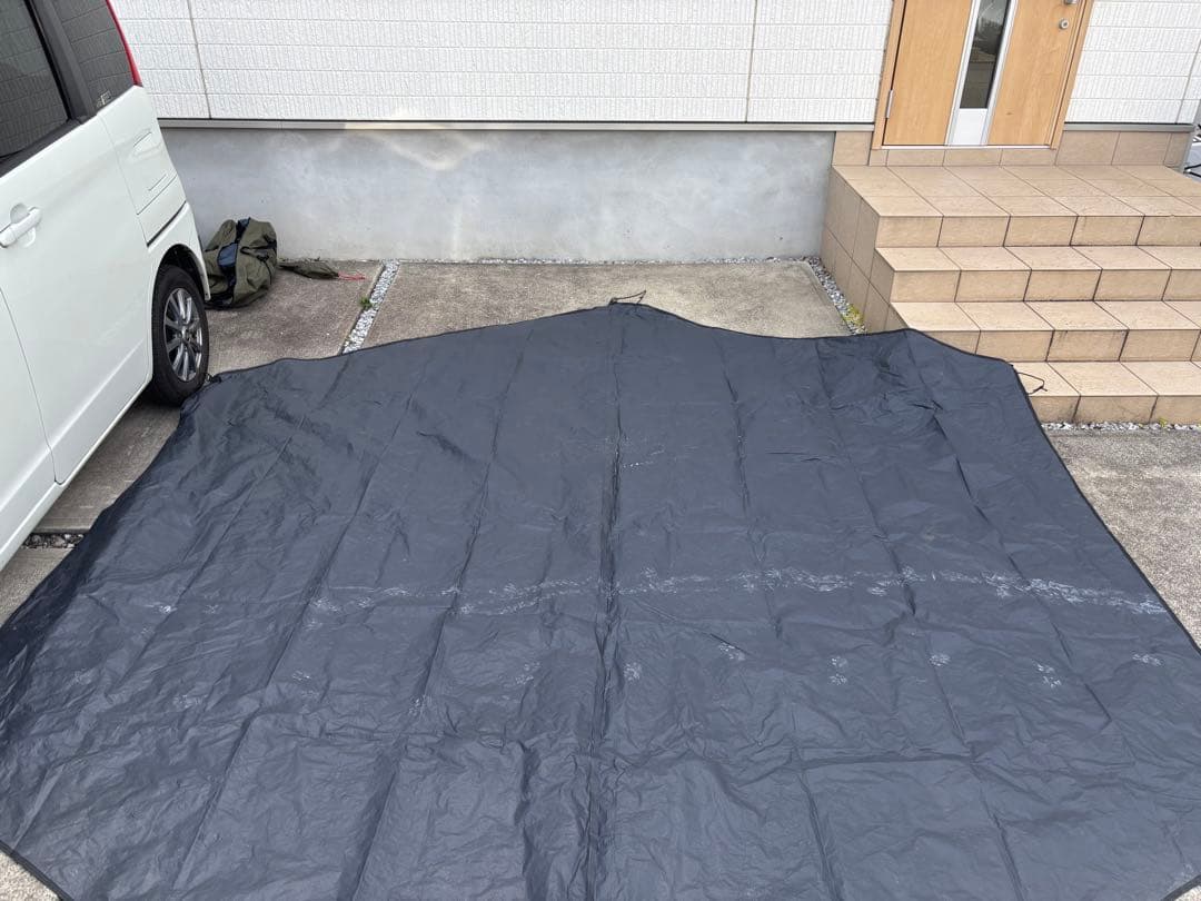 QUICK CAMP TCワンポールテント　インナーテント＆グランドシート付き