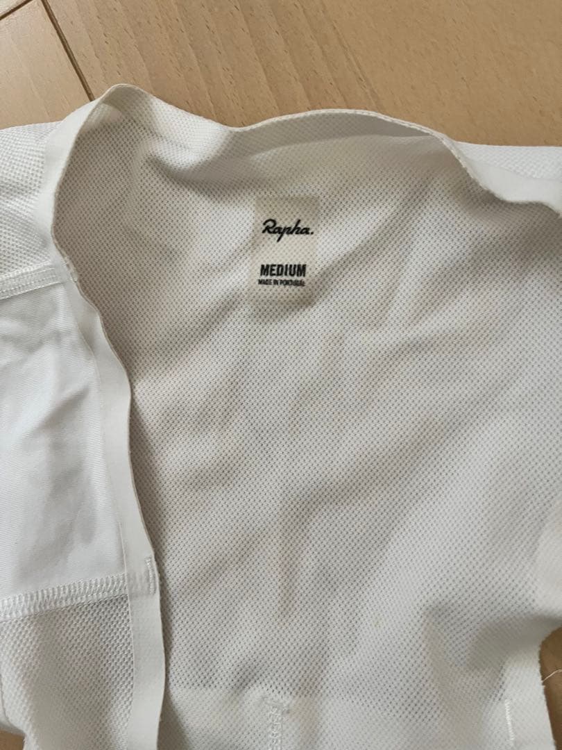 RAPHA ビブショーツ　ホワイト/ブラック