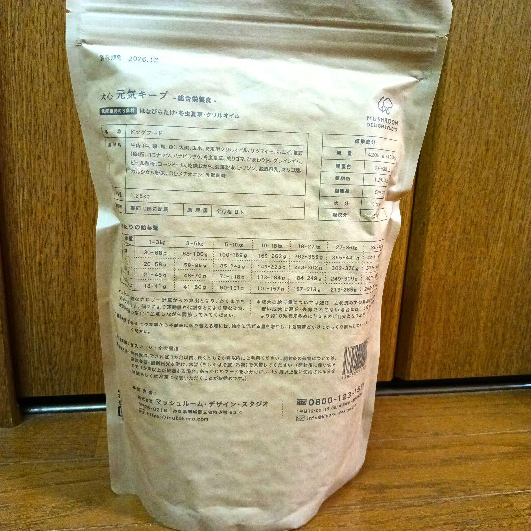 犬心 元気キープ 1.25kg　4袋セット