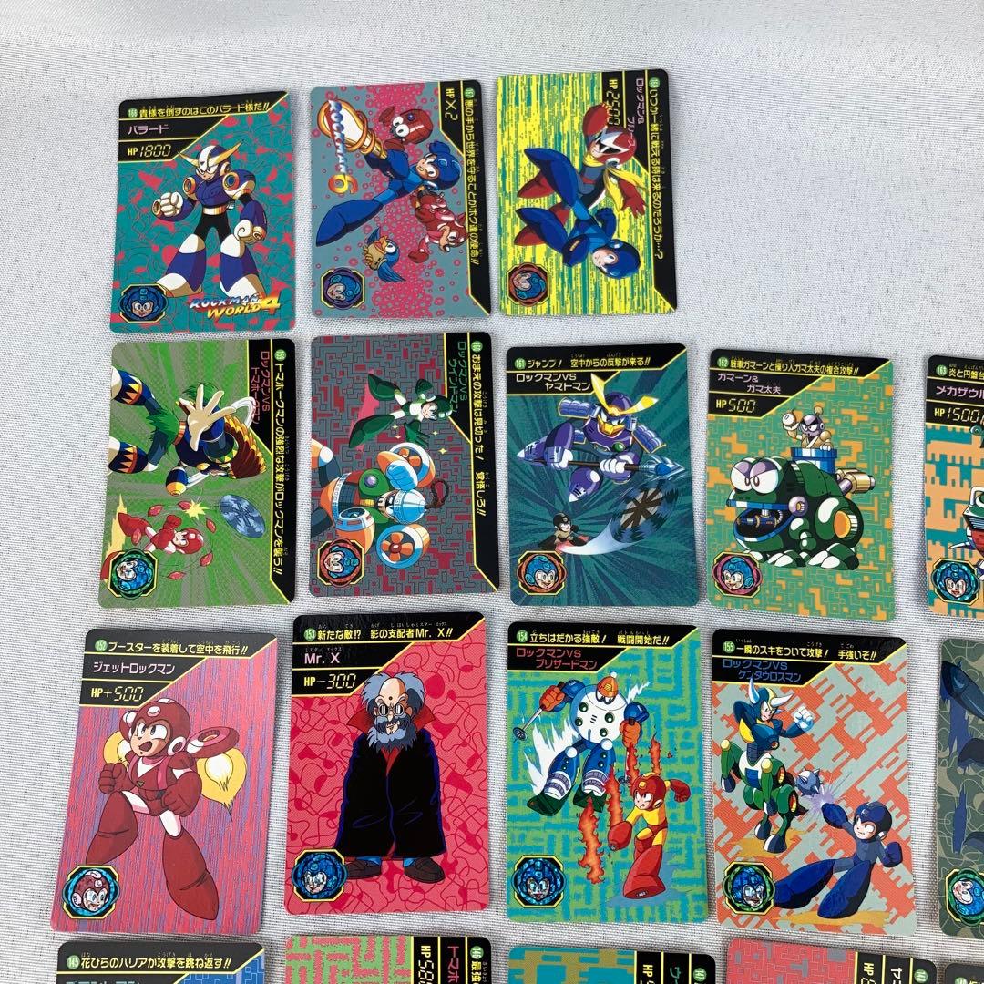 ロックマン カードダス パート4 キラ2枚 ノーマルカード36枚 計38枚