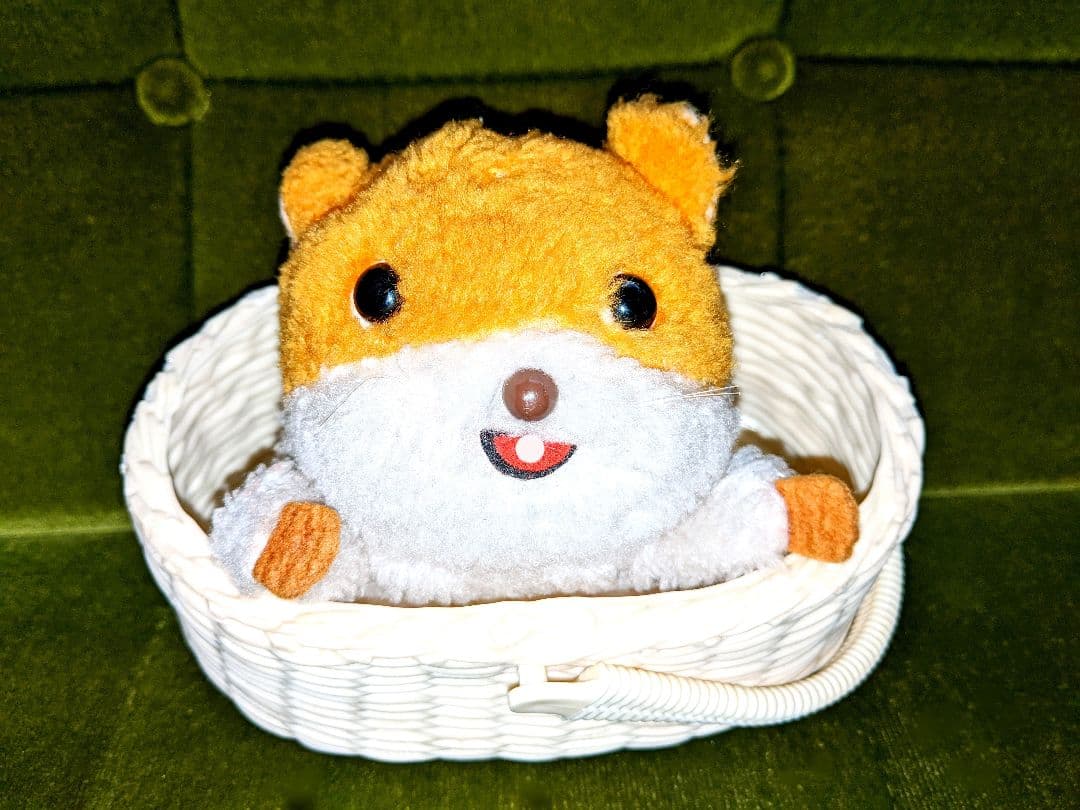 若草のシャルロット スピカ ぬいぐるみ カゴ 籠 かご 昭和レトロ 人形