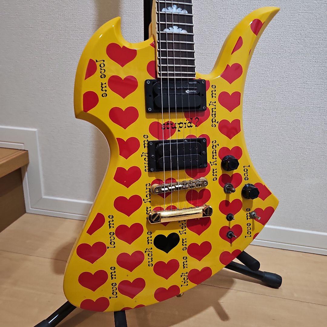 hide イエローハート　ギター　ひだか商品