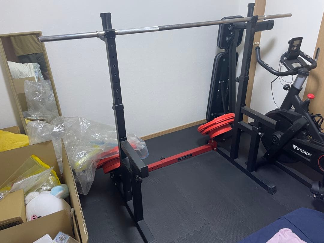 ジョイントマット、バーベルセット、ダンベルセット、バーベルスタンド