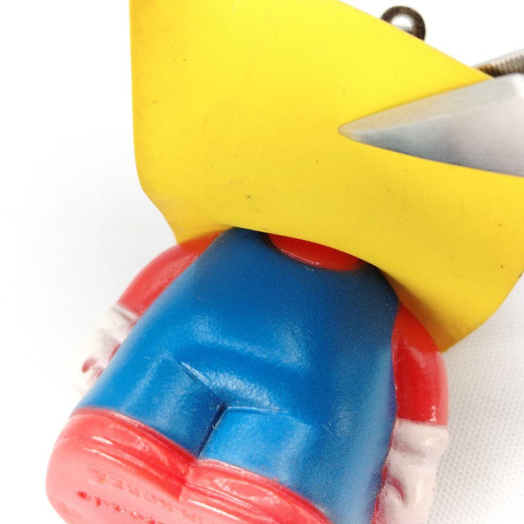 レトロ スーパーマリオワールド マントマリオ キーホルダー フィギュア 当時物