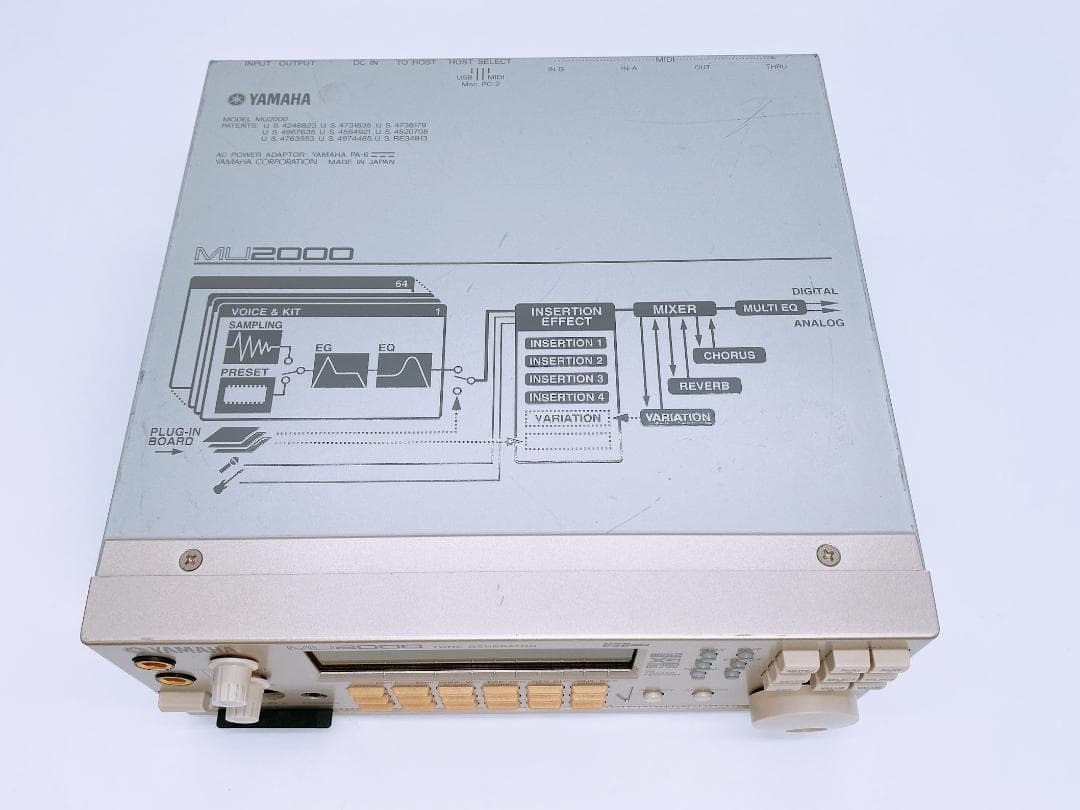 完動品YAMAHA MU 2000 音源モジュール