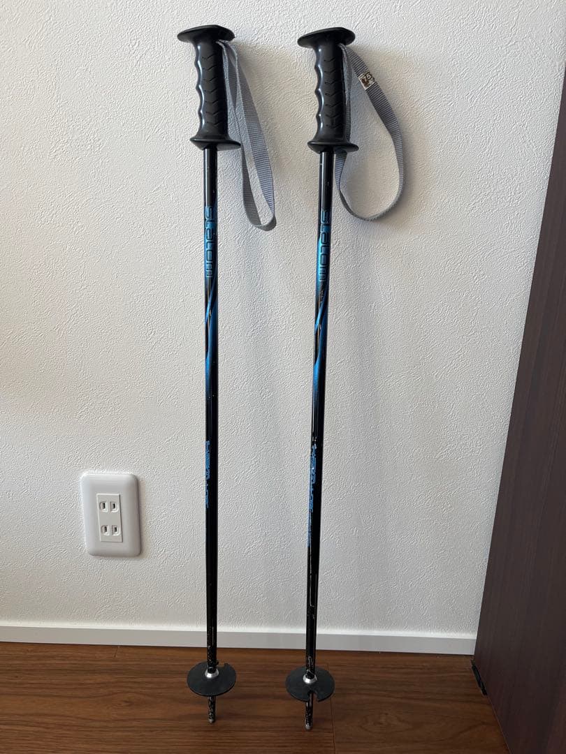 KAZAMA スキー板　96㎝　ブーツ19㎝ ストック75㎝　収納ベルト