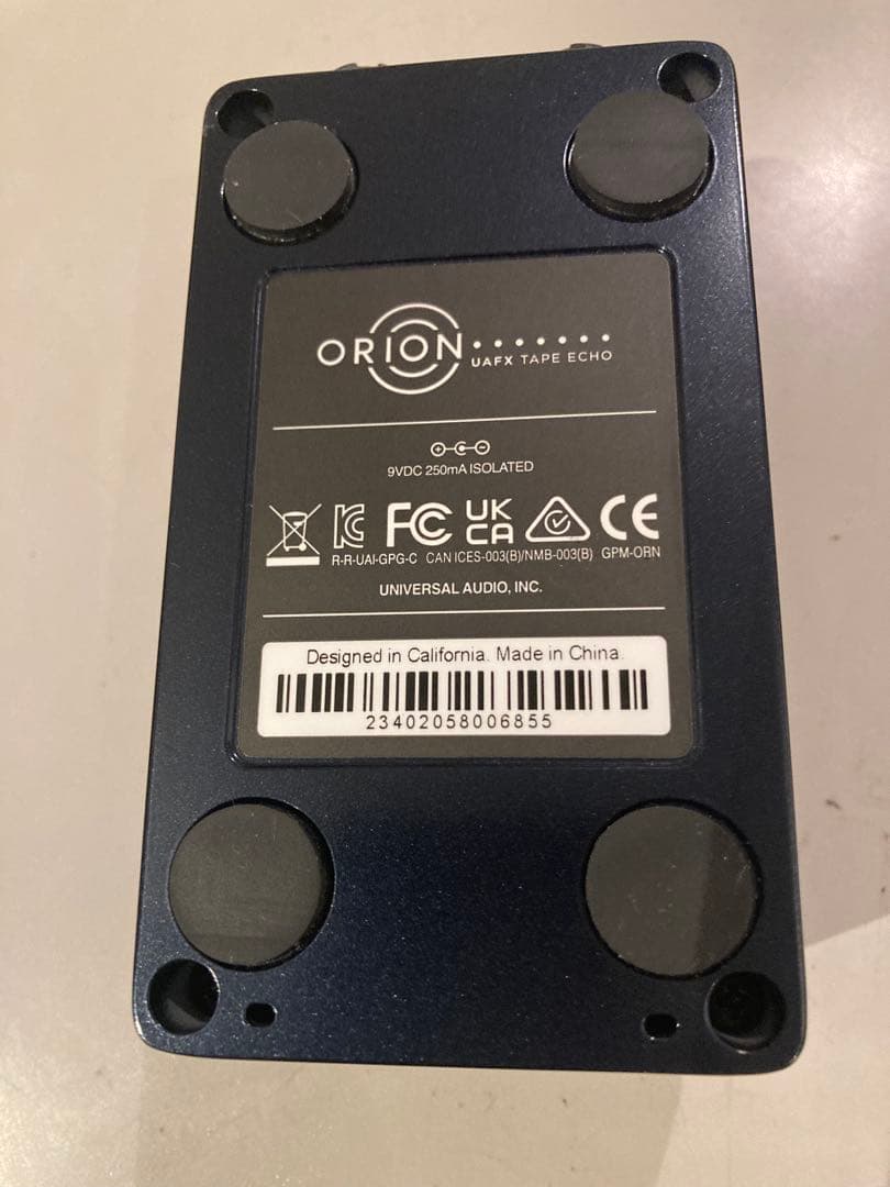 ORION UAFX TAPE ECHO ギターエフェクター　中古