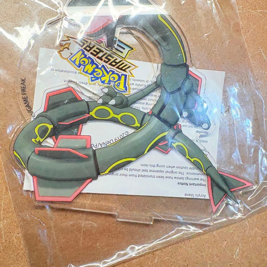 ダイゴ & 黒いレックウザ 限定アクリルスタンド　ポケモンマスターズEX 非売品