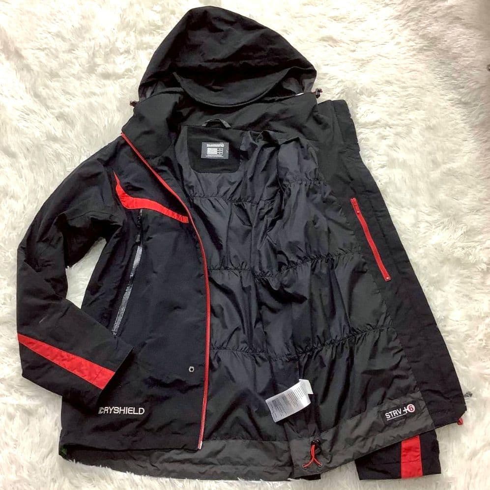 シマノ ネクサス フィッシングウェア 防寒 防水 ドライシールド フード メンズ