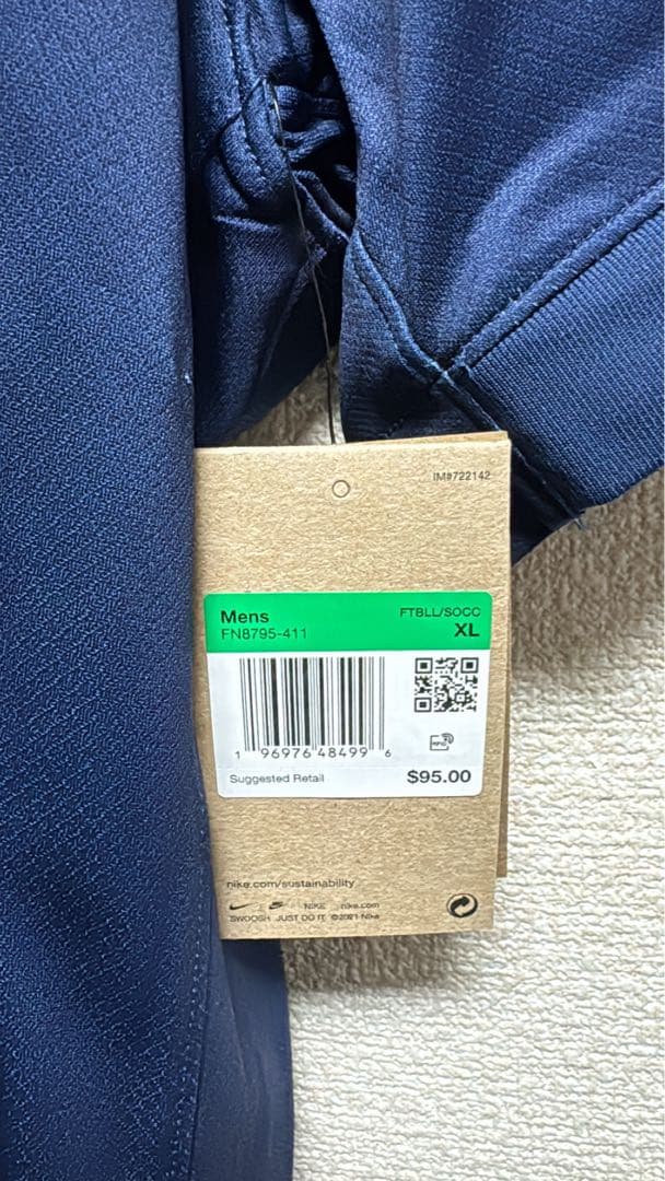 ウェア BORN x RAISED + PSG LA 22 JERSEY NAVY