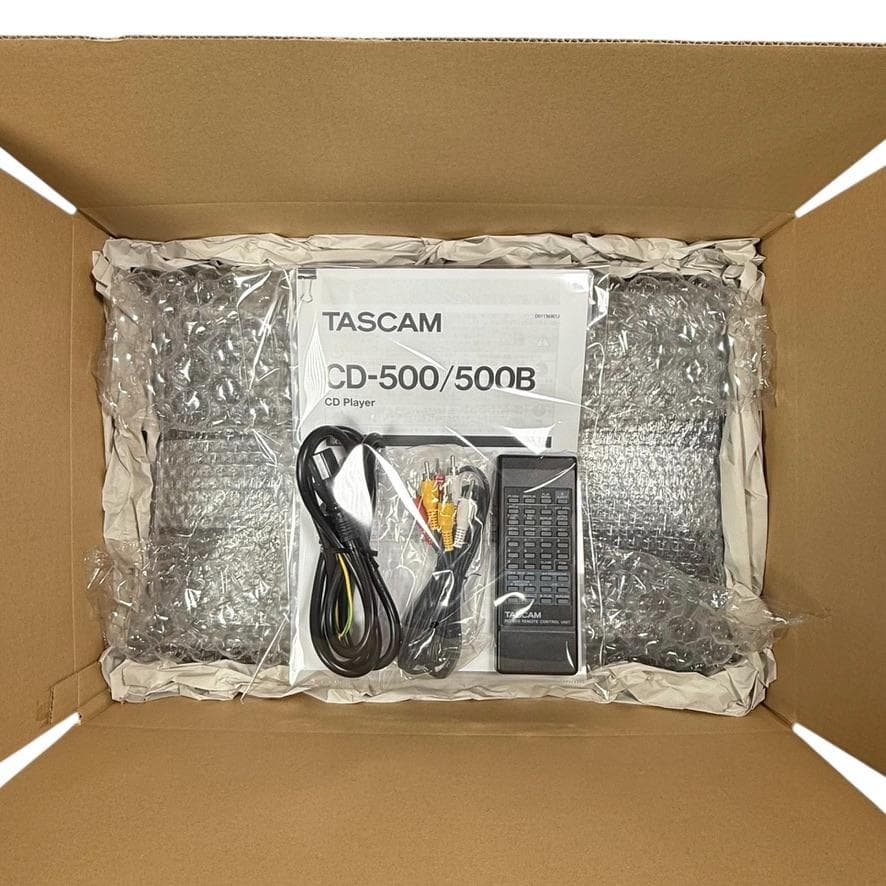 ◆優良美品◆ TASCAM CDプレーヤー 業務用1U CD-500