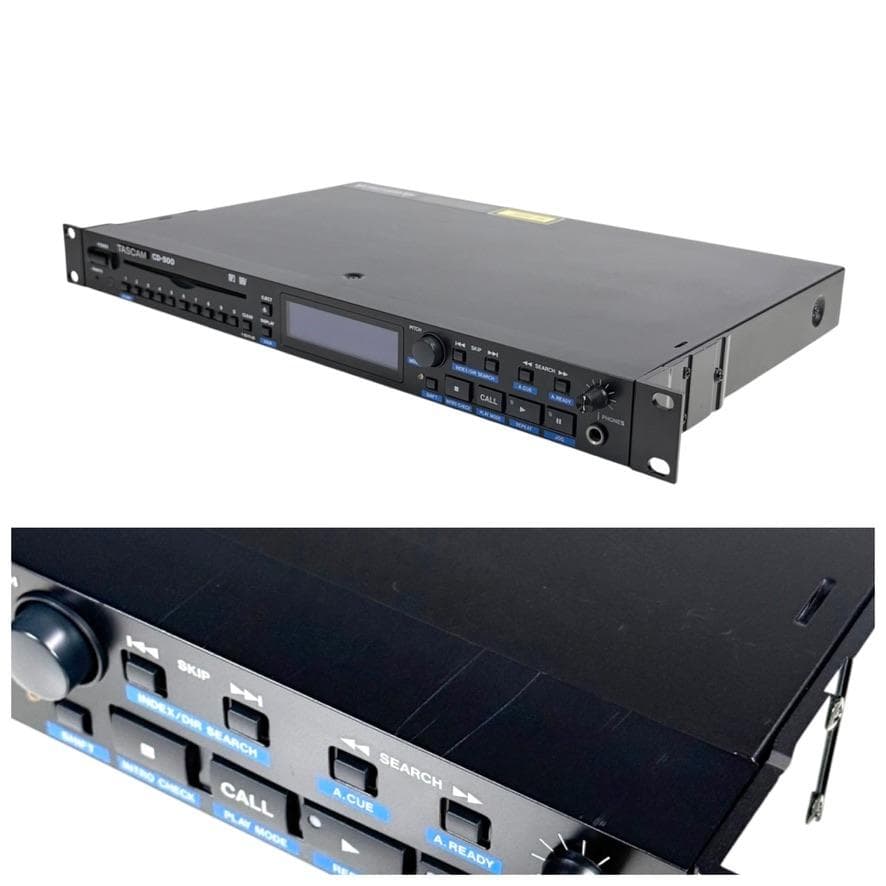 ◆優良美品◆ TASCAM CDプレーヤー 業務用1U CD-500