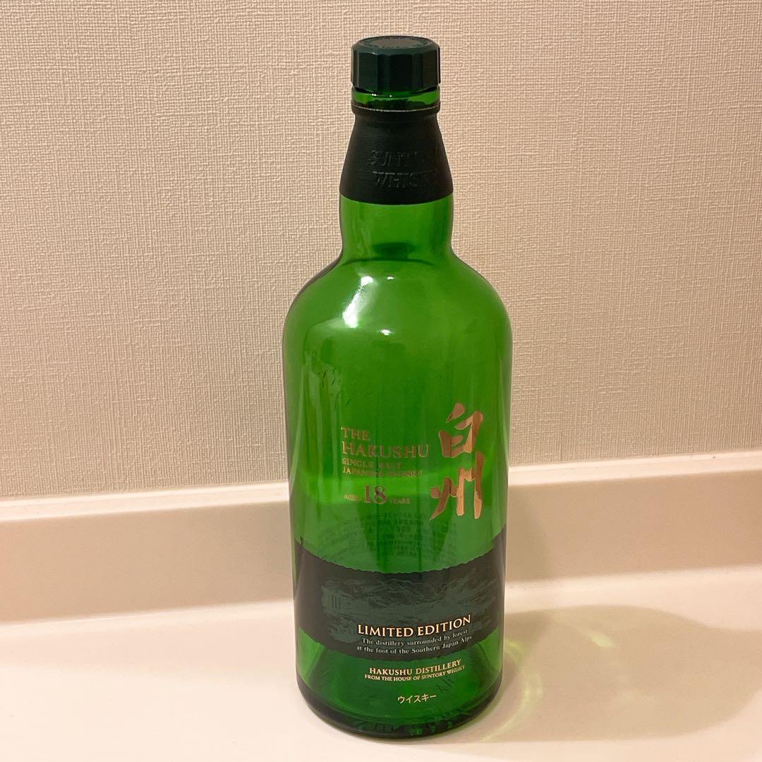 カ*マ様 白州 18年 空瓶　限定版　木製ケース付き