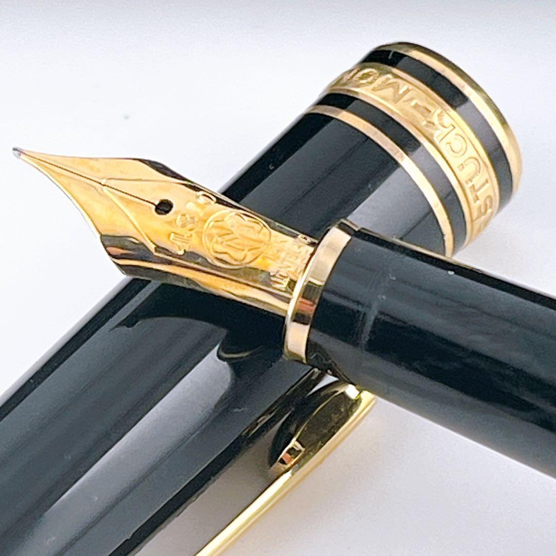 モンブラン 万年筆 マイスターシュティック 14K ケース　インク付き　EF