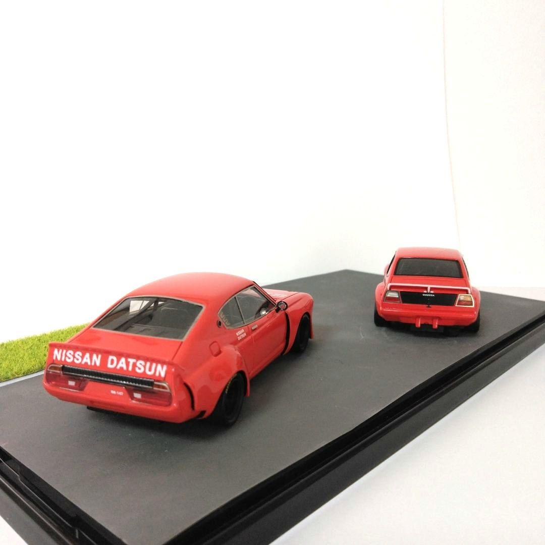 KIDBOX スターレットレーシング P－4バイオレットターボ 1/43ミニカー