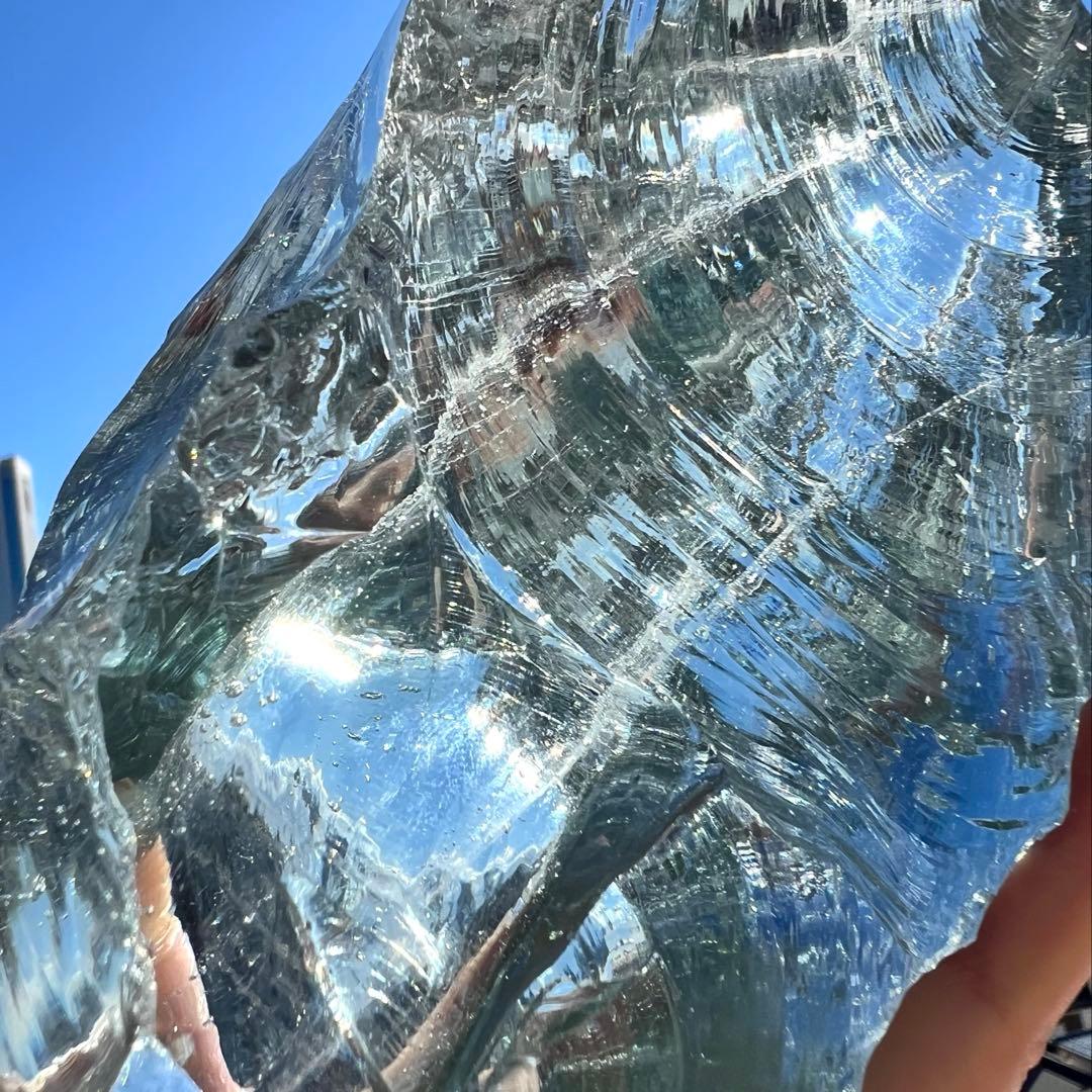 売約済み✨美特大✨純正シエラネバダ産初期 アンダラクリスタル ✨アヴァロンブルー