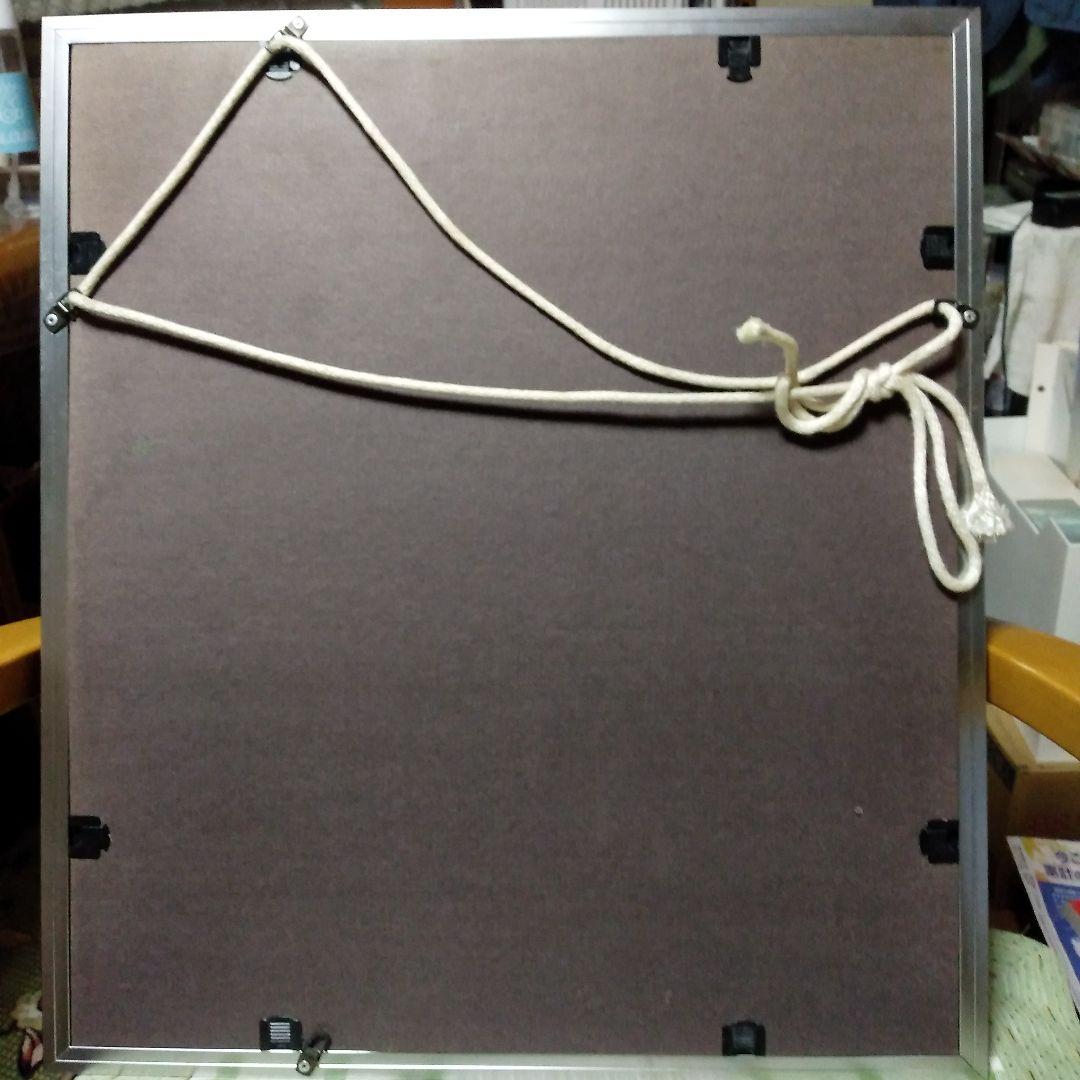 美品　鶴の陶板画