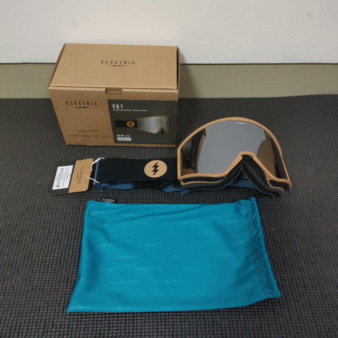 未使用品　Electric EK1 ゴーグル Flood Black Gum