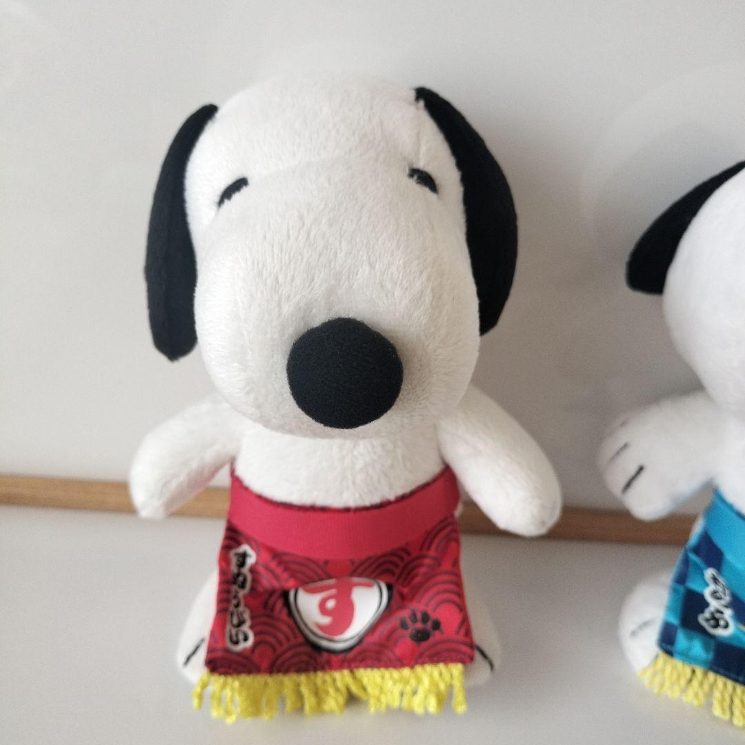 スヌーピー　オラフ　力士　相撲　ぬいぐるみ　2点セット　吉徳　レア