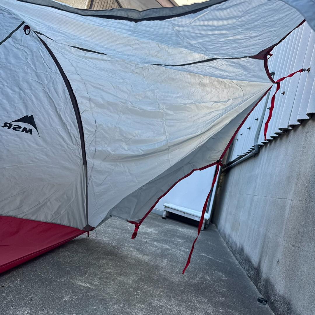 ★訳アリ　MSR　GEAR SHED　ギアシェッド　前庭　エムエスアール