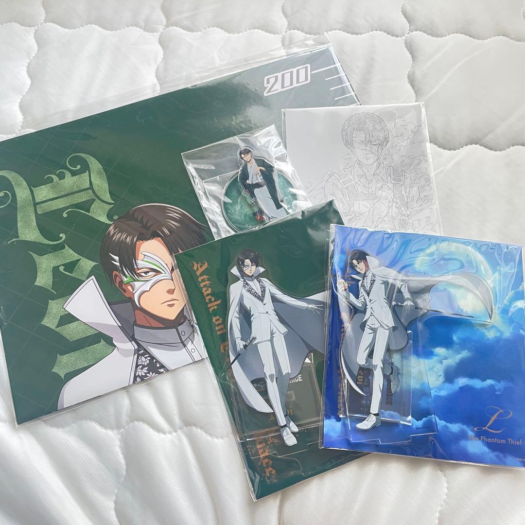 進撃の巨人 ノビエース リヴァイ ブロマイド アクスタ ポスター 奈良健康ランド