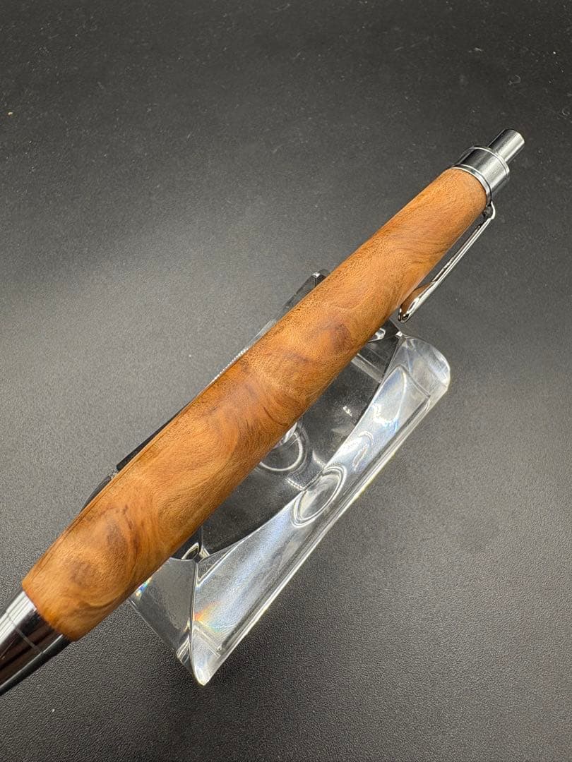 522極上　屋久杉　金蘭杢　木軸シャーペン　ボールペン