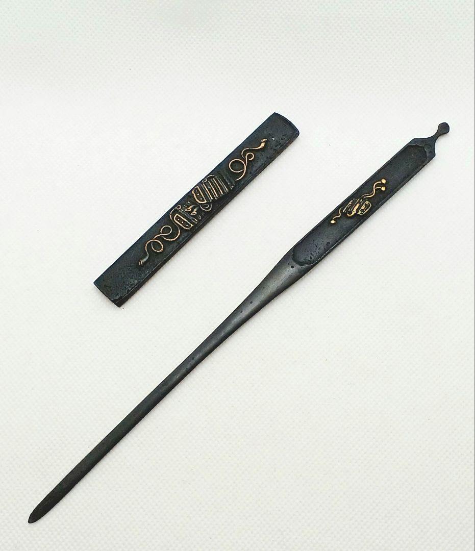 刀装具　笄(こうがい)と小柄(こづか)　2点