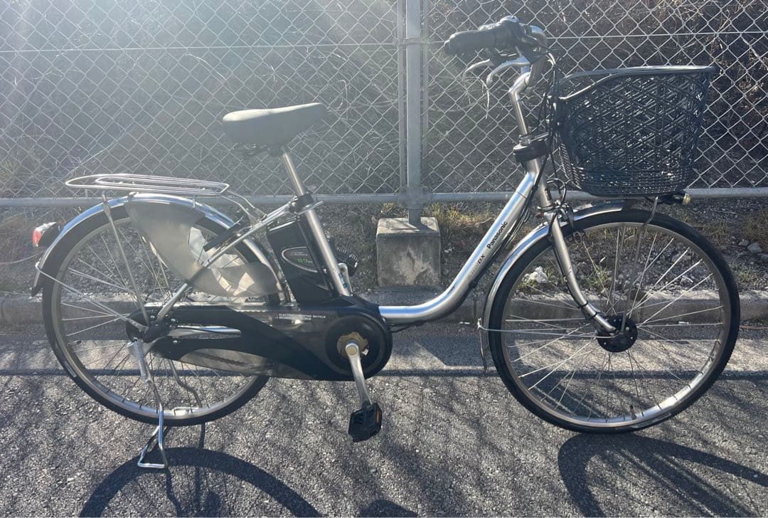 Panasonic電動アシスト自転車かなり良いバッテリー付き24インチ関東圏配送