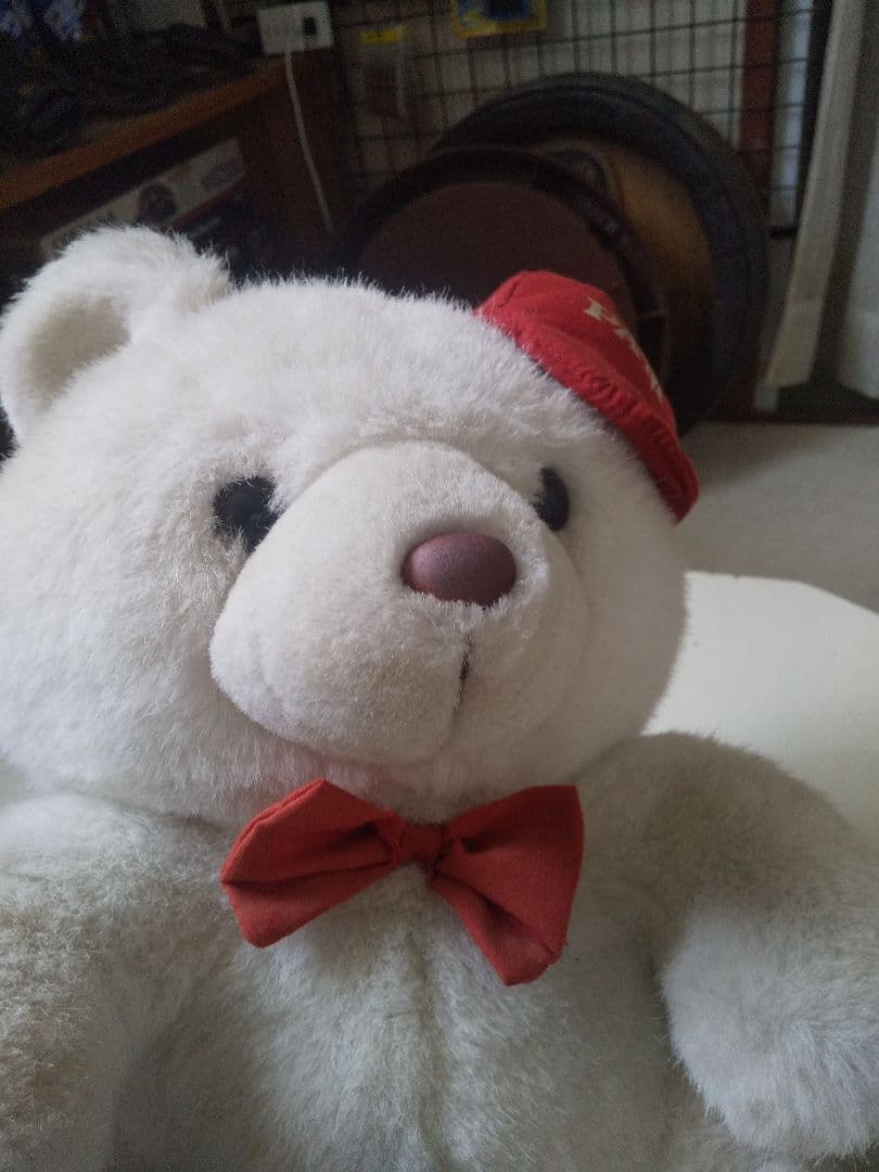 レトロ 日立 PAMエアコン ぬいぐるみ 白くまくん