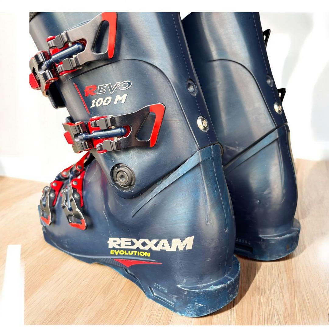 【国産上級】REXXAM R-EVO 100M スキーブーツ 26〜26.5cm