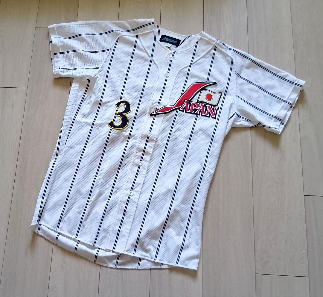 【レア】アテネオリンピック　長嶋　ホーム　ユニフォーム　ミズノ　O