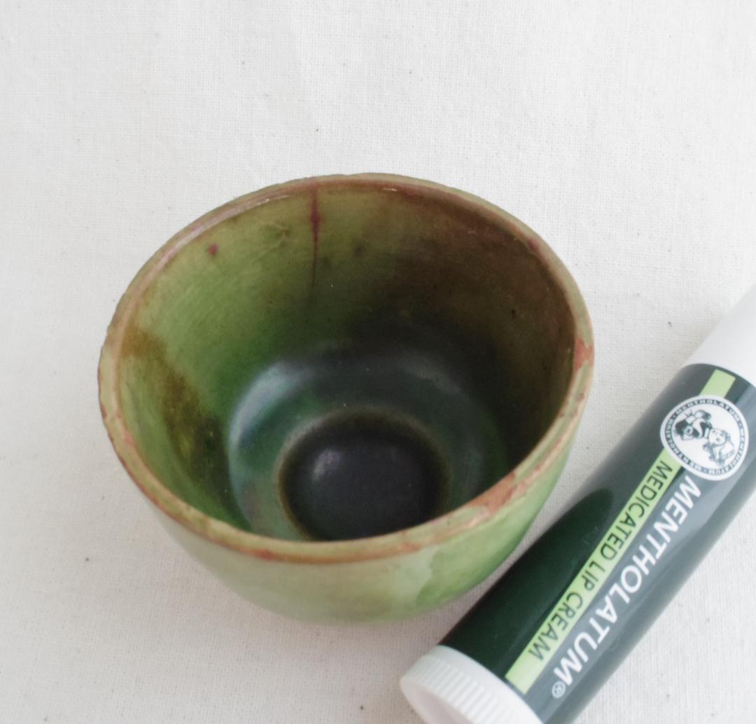 緑釉　盃　欧州　18-19C頃