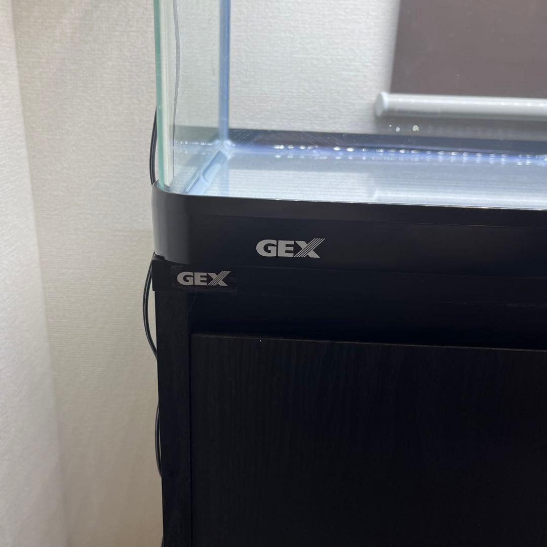 GEX 60センチ曲げガラス水槽　水槽台　ポンプ　水槽備品　小さい水槽まとめ売り