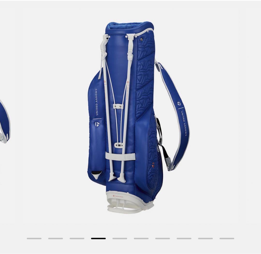 テーラーメイド　ユナイテッドアローズ　ゴルフバッグ　ブルー