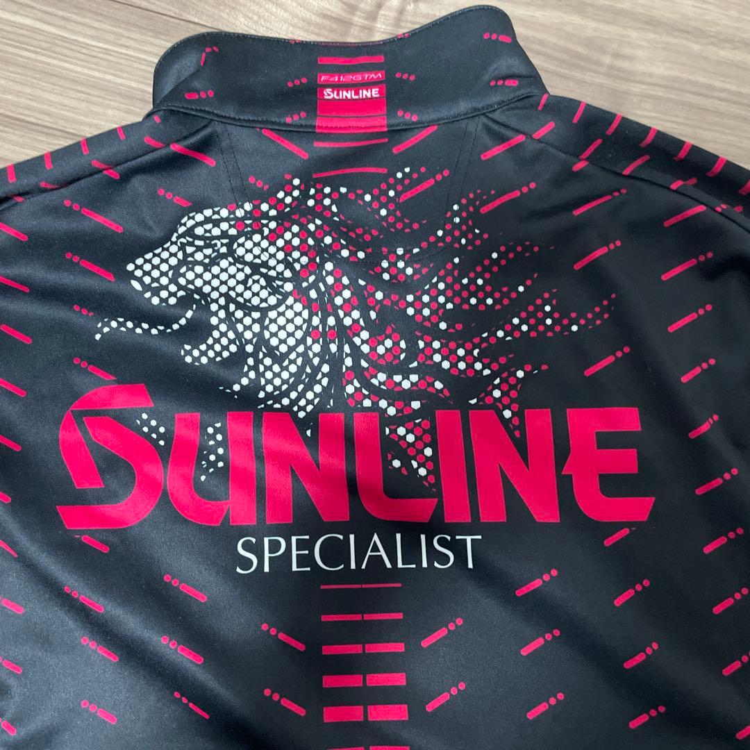 サンライン スペシャリスト フルジップアップシャツ ブラック 3L