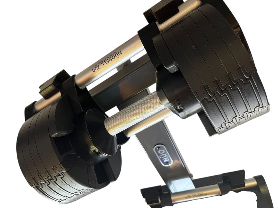 NUOBELL 220 可変式ダンベル スタンド付 2-20kg 合計40kg