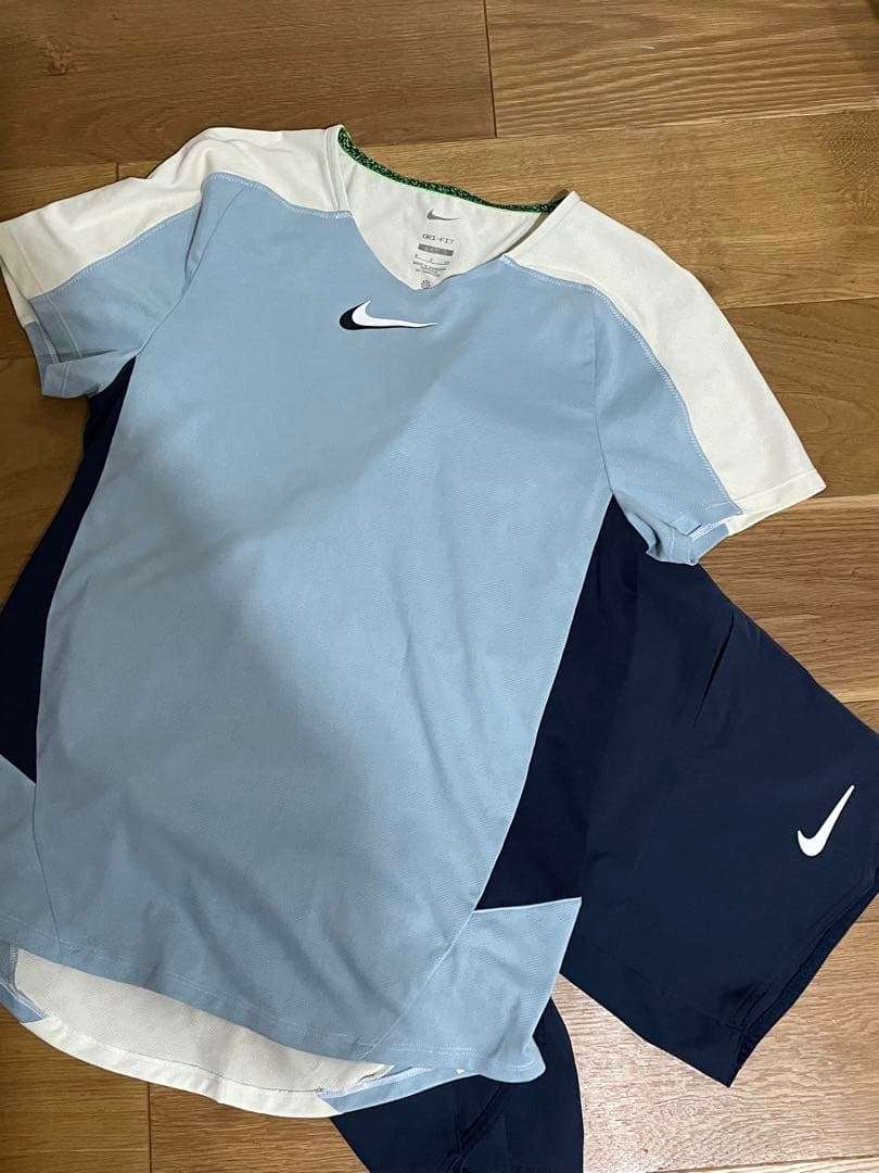 【美品3点】アルカラス 全仏OP Nike Tシャツ・パンツ JP M相当