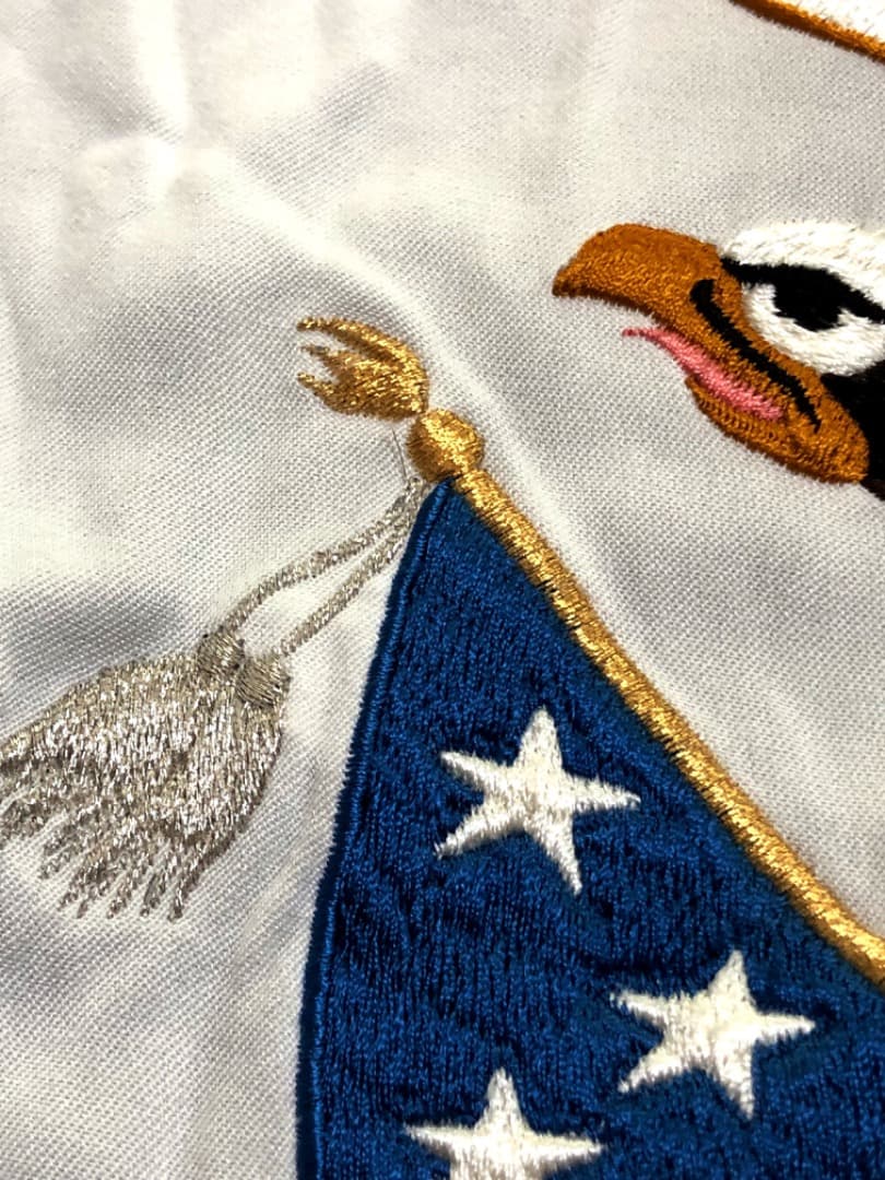 未使用品リアル マッコイズ豪華★スカジャン総刺繍★襟ハンド★ボーリングシャツ★M