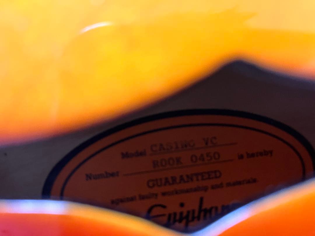 Epiphone Casino VC サンバースト ギター