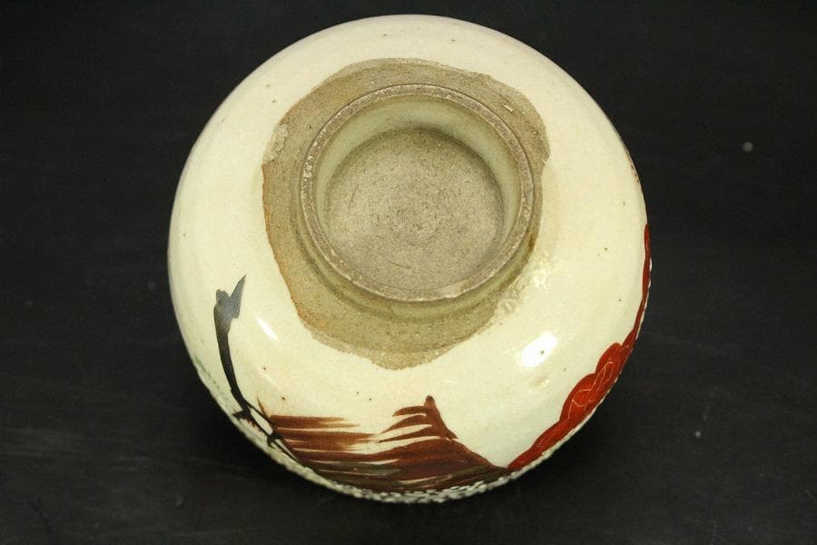 茶道具 京焼 雲錦茶碗 小碗 時代物(LC727)