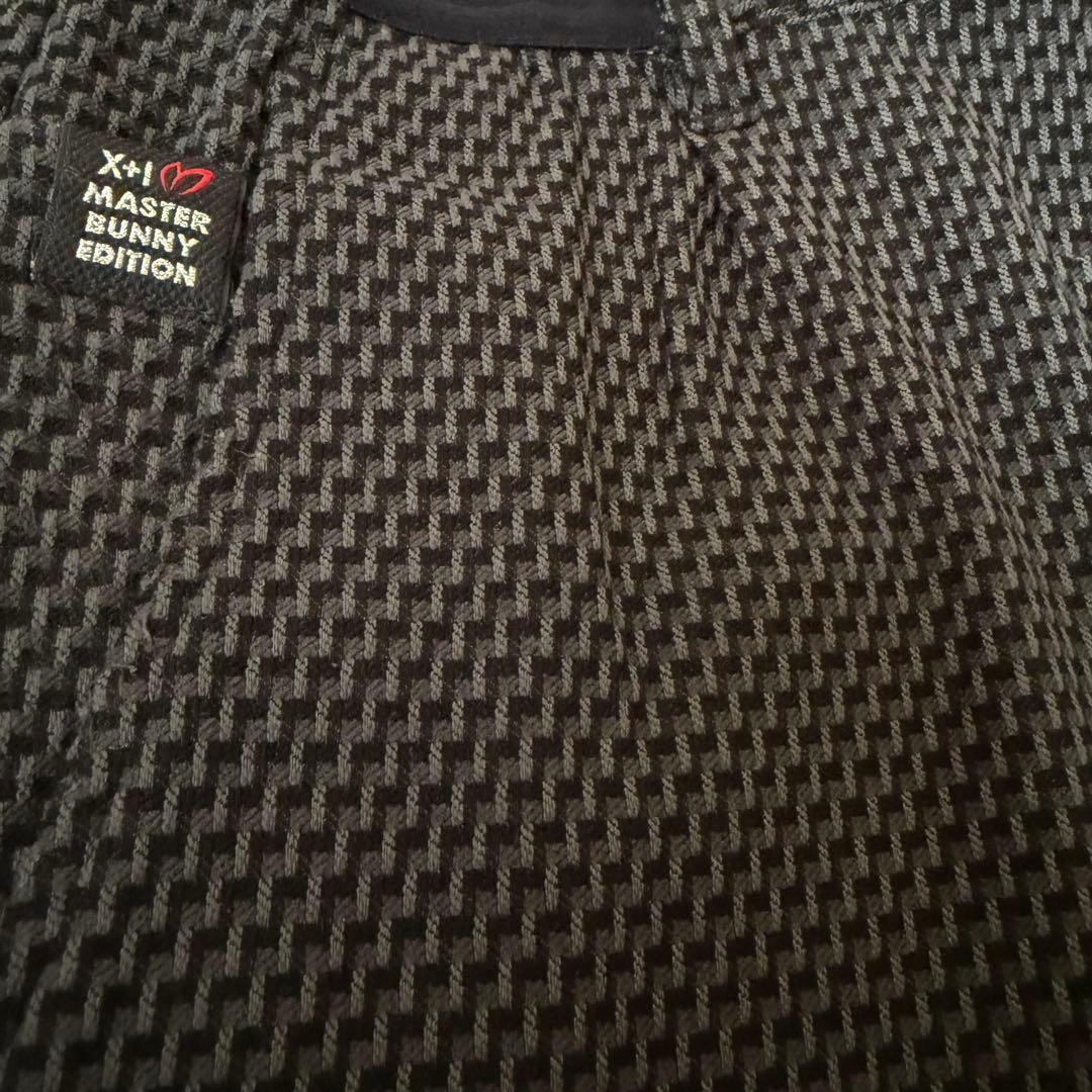 人気デザイン　マスターバニー　パンツ　S〜M相当　総柄　黒　グレー　3